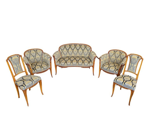 Set da soggiorno Louis Majorelle “Aubépine”