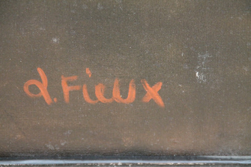 Großes Gemälde von Ludwine Fieux 