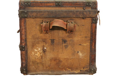 Ancienne Malle de Voyage, Fabriquée par la Société Gautier à Bordeaux Dans les Années 1900 