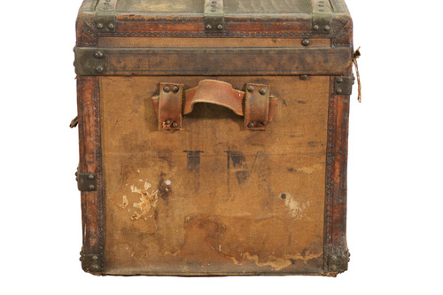 Ancienne Malle de Voyage, Fabriquée par la Société Gautier à Bordeaux Dans les Années 1900 