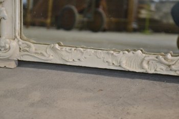 Grand miroir de style Louis XV rocaille