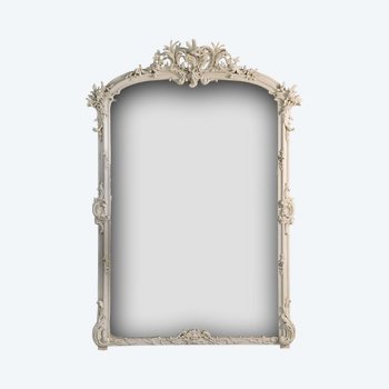 Grand miroir de style Louis XV rocaille