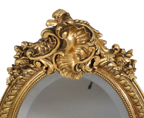 Specchio ovale epoca Napoleone III 