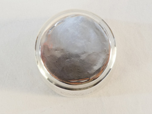 Timpani in solid silver engraved with the first name MAGUY 