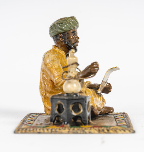 Scultura orientalista in policromia Regola del XX secolo