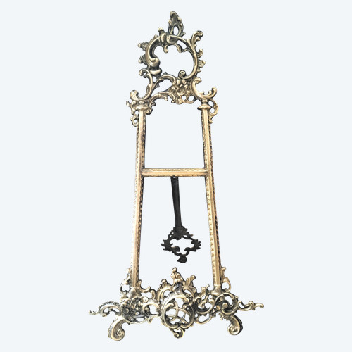 Ancien Support pour Cadre en bronze style Louis XV
