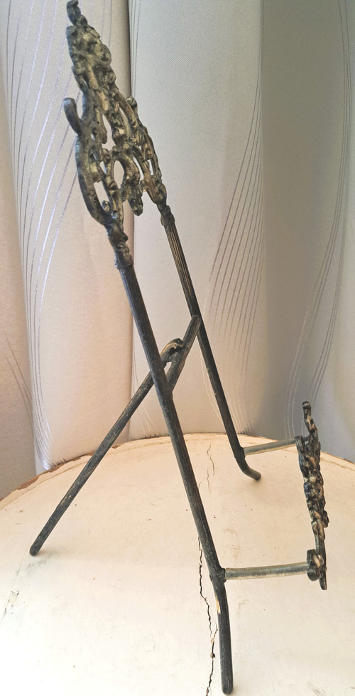 Old Gilt Bronze Frame Support from the Early 20th Century in Louis XV Style 