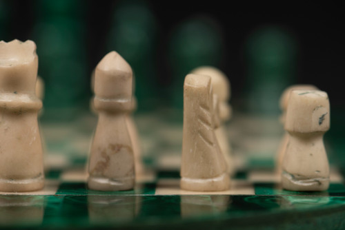Malachite and Marble Chess Set: A Symbol of Luxury and Refinement 