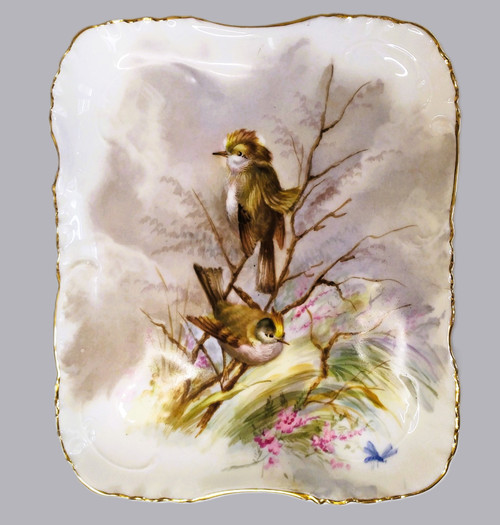 Coupe en porcelaine par Haviland, circa 1891 Limoges 