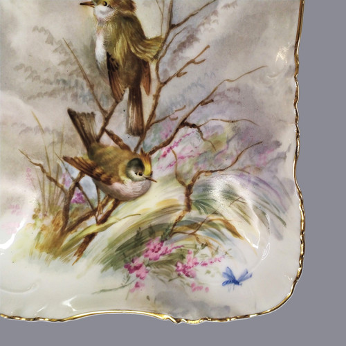 Coupe en porcelaine par Haviland, circa 1891 Limoges 