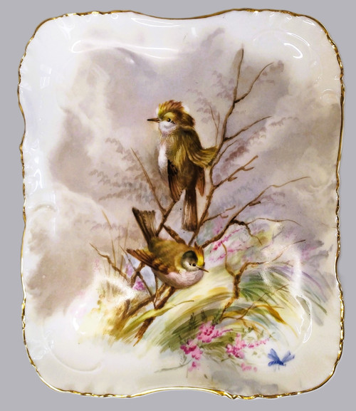 Coupe en porcelaine par Haviland, circa 1891 Limoges 