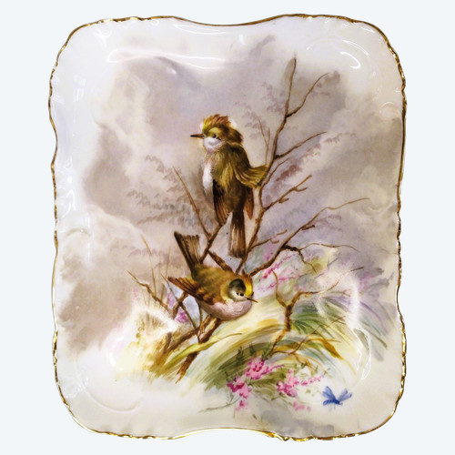 Coupe en porcelaine par Haviland, circa 1891 Limoges 
