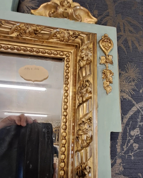 Miroir/trumeau XIX 195x 116