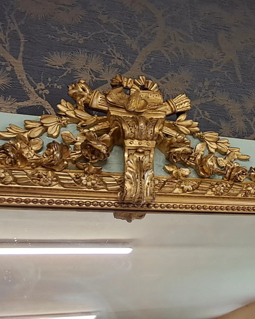 Miroir/trumeau XIX 195x 116