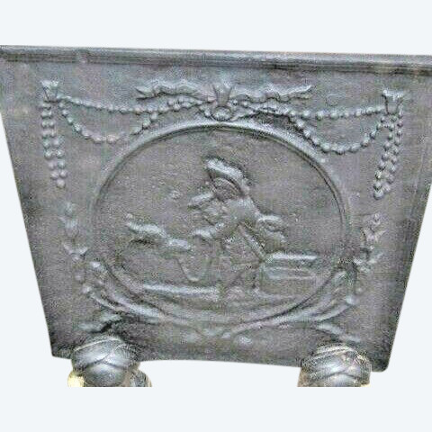  Old fireplace plaque 
