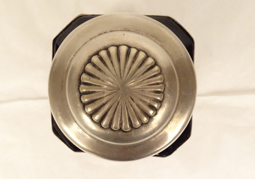 Flakon Silber Massiv Deutsch Hanau Venus Muschel Vase Schwäne Ende XIX.