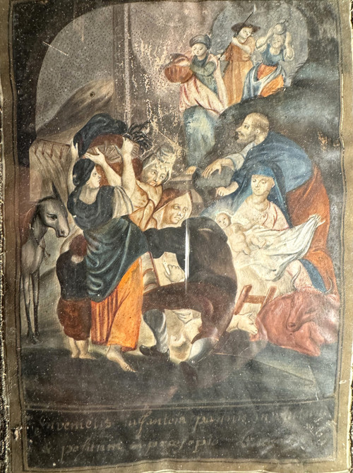 Important Tableau Reliquaire Aux Quatre Reliques - Early 18th century