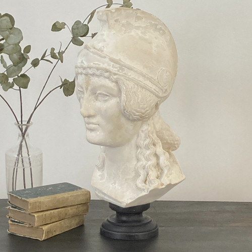 Antike Gipsbüste „Athena“