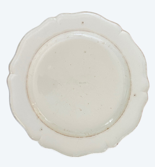Grande piatto rotondo in terracotta fine, inizio XIX secolo