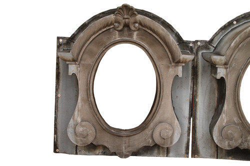 Two Zinc Bull's-eyes