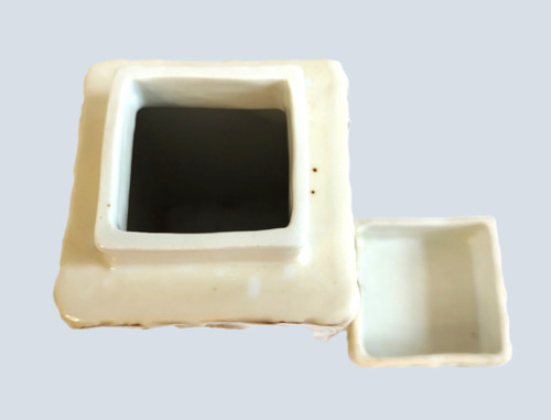 Paris Porcelain Hand Painted Tea Box 19th C