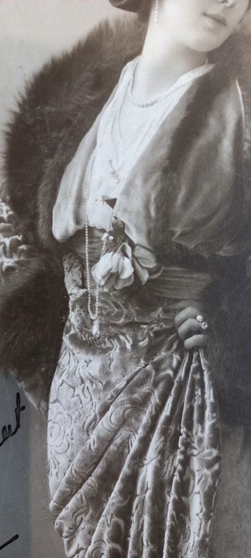 Photo Mado Minty New York 1913 signée et dédicacée 