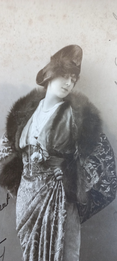 Photo Mado Minty New York 1913 signée et dédicacée 