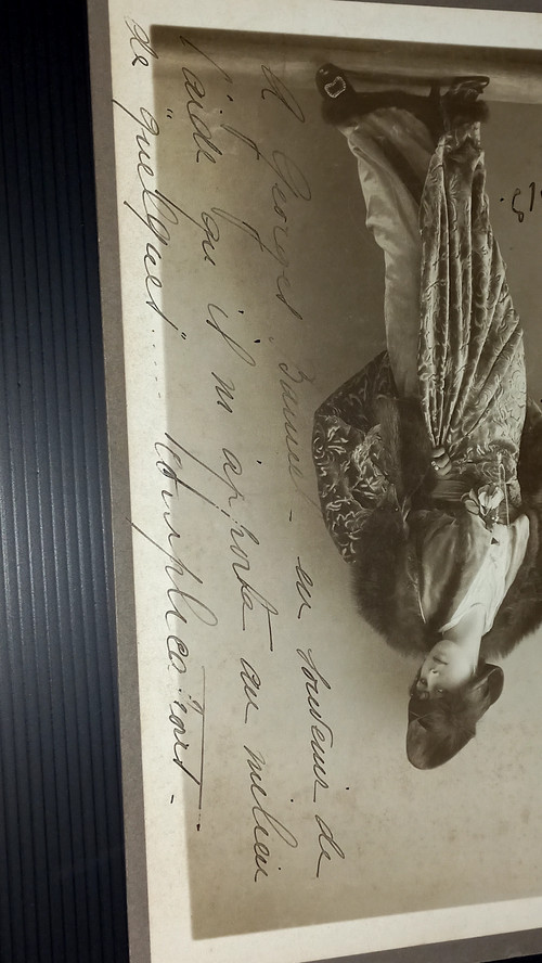Photo Mado Minty New York 1913 signée et dédicacée 