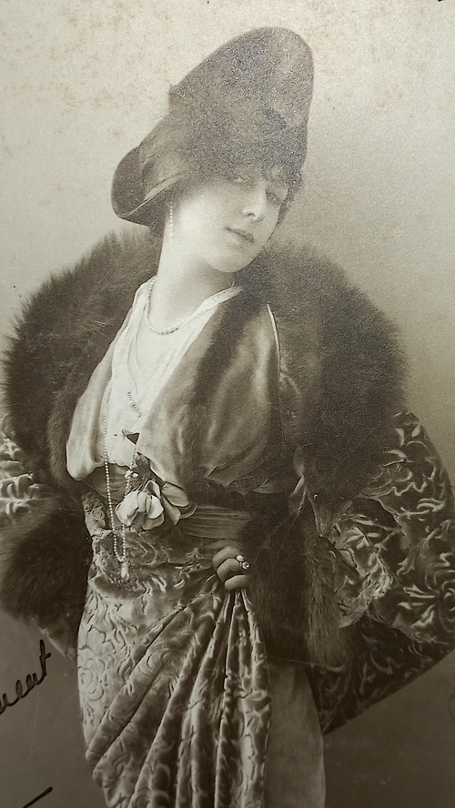 Photo Mado Minty New York 1913 signée et dédicacée 