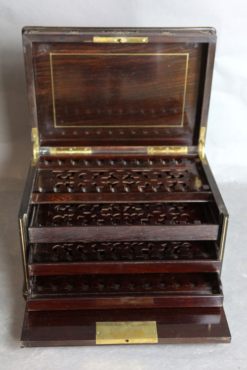 Coffret à cigares signé Tahan à Paris