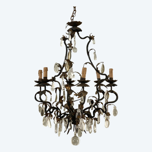 Louis XV style cage chandelier