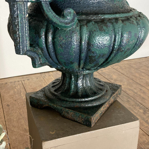 Pair of 19th century cast iron basins