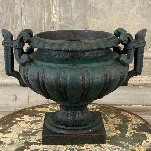 Pair of 19th century cast iron basins