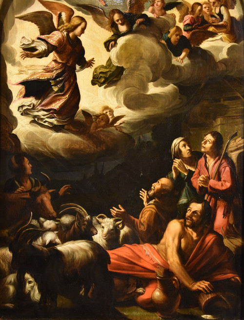 L’Annuncio ai Pastori, Jacques Waben (Alkmaar ca. 1575–1641/1642 Hoorn)