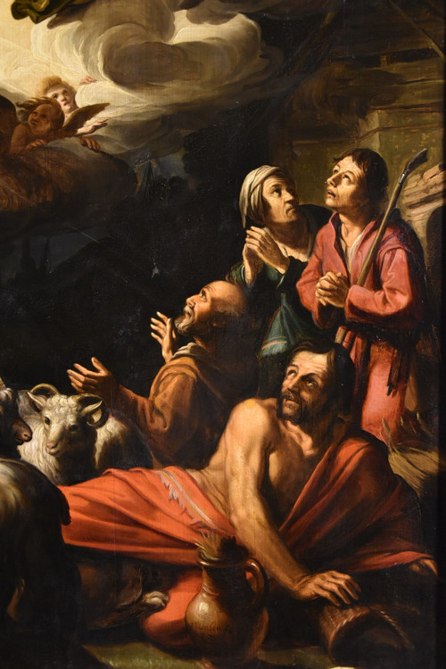 L’Annuncio ai Pastori, Jacques Waben (Alkmaar ca. 1575–1641/1642 Hoorn)