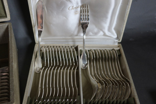 97-teilige Menagerie Christofle Muschelmodell