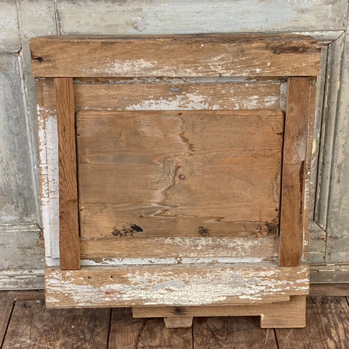 18th Century Carved Wood "oeil De Boeuf" Mirror