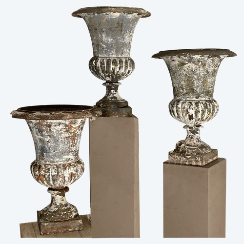 3 XIX bacini in ghisa