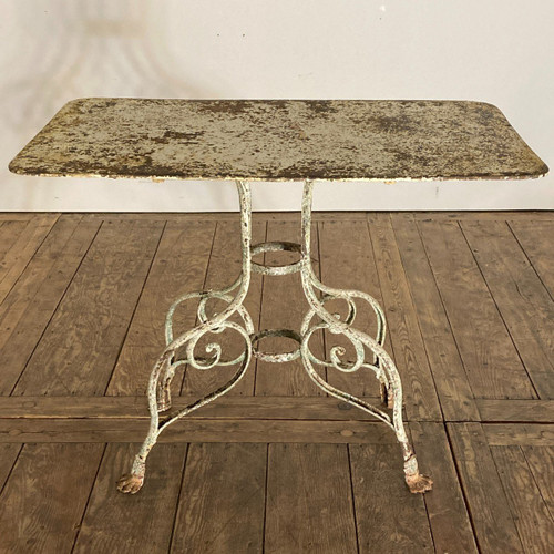 19th Century Wrought Iron Console Table