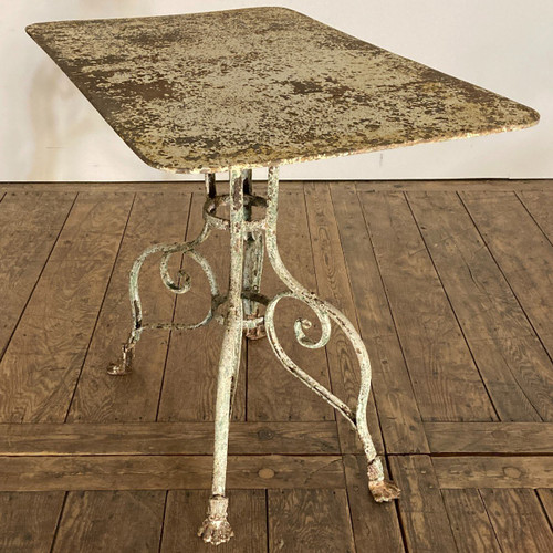 19th Century Wrought Iron Console Table