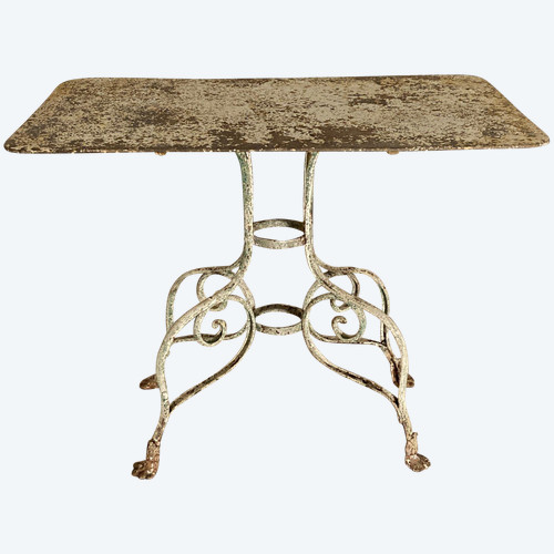19th Century Wrought Iron Console Table