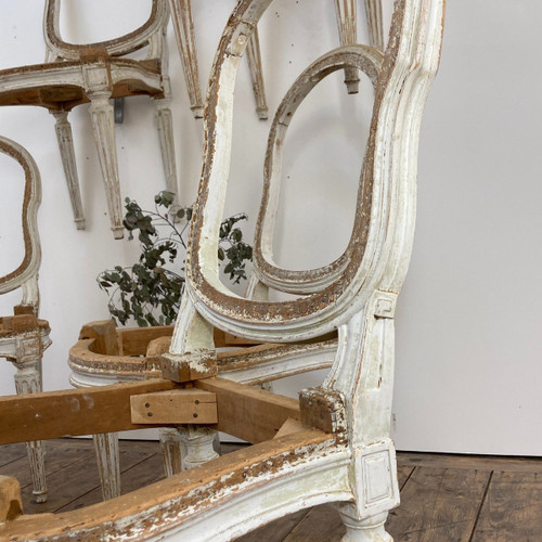 Set di 6 sedie in stile Transition