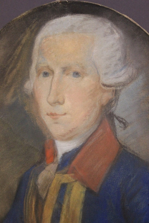 Ritratto di uomo a pastello inizio XIX