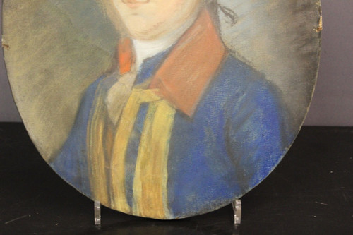 Ritratto di uomo a pastello inizio XIX