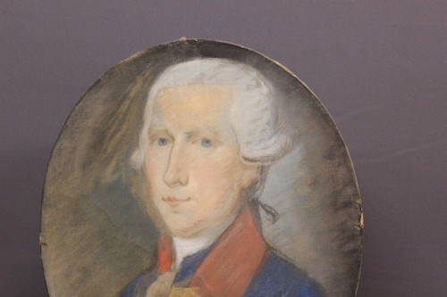 Ritratto di uomo a pastello inizio XIX