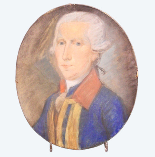 Ritratto di uomo a pastello inizio XIX