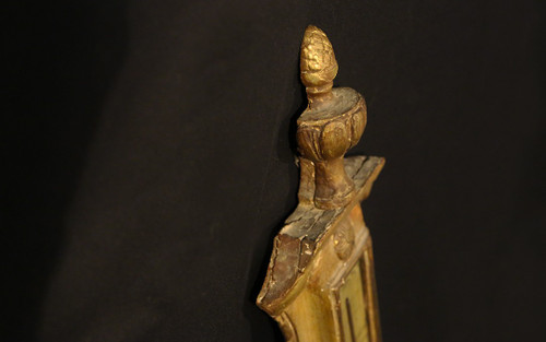 Barometer XVIII. Jahrhundert Vergoldetes Holz