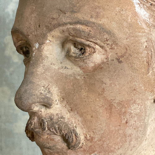 Büste aus Terrakotta XIX
