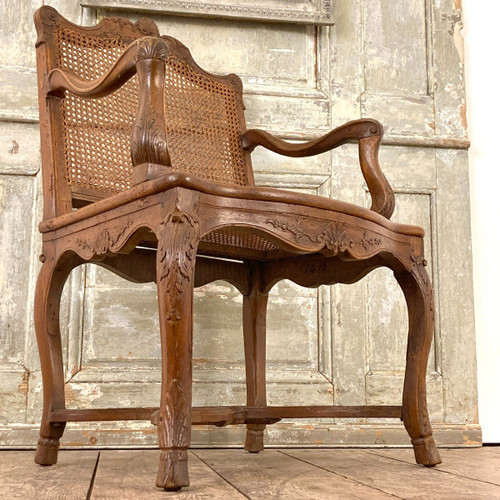 Sitz aus Rohrgeflecht aus der Regency-Zeit
