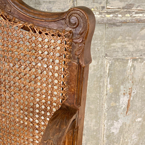 Sitz aus Rohrgeflecht aus der Regency-Zeit